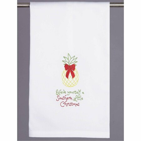 TARIFA 16 x 25 in. A Southern Little Christmas Kitchen Towel, 4PK TA3686194